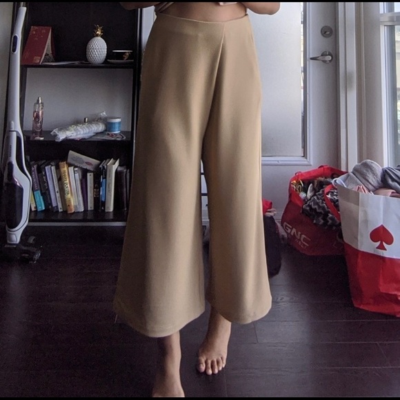 OAK + FORT Pants - Oak + Fort Beige Culottes